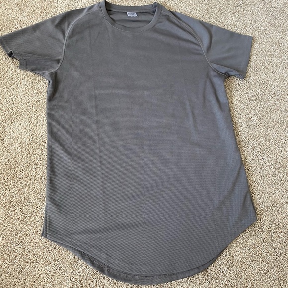 Men grey short sleeve tee shirt Size Large - Picture 5 of 6